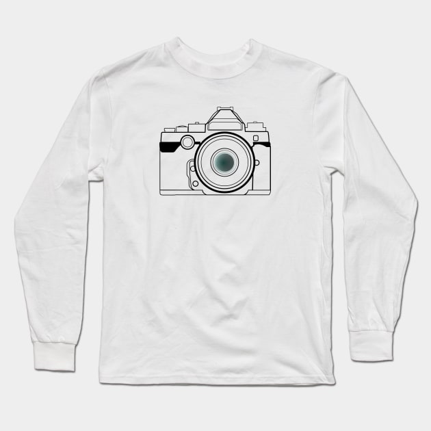 Photographers Camera Long Sleeve T-Shirt by ChrisWilson